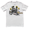 BeLoved - White Cotton T-shirt by Embargo Wear