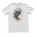 Dedication - White Cotton T-shirt by Embargo Wear
