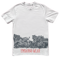 WaterWorld - White Cotton T-shirt by Embargo Wear